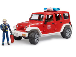Bruder Jeep Wrangler Hasičské auto s figurko 1:16 